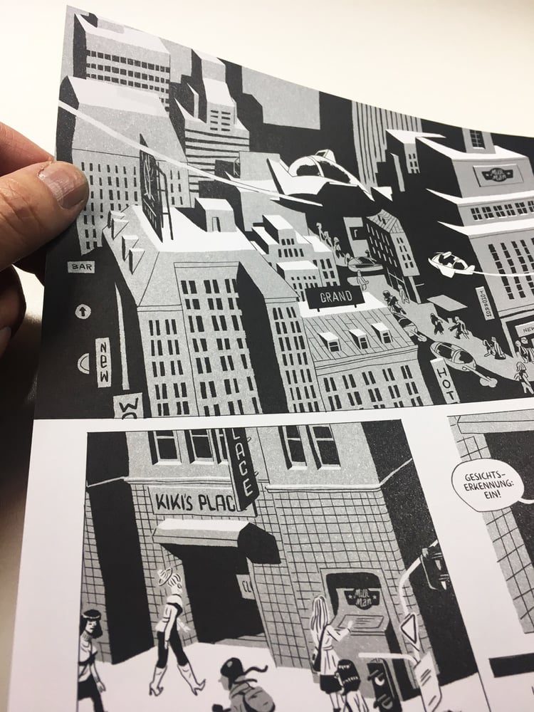 Comic für das TWELVE Magazin, Thema: New Work – Innenseite