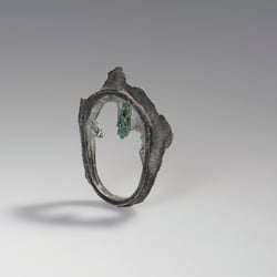 Silber mit Smaragd