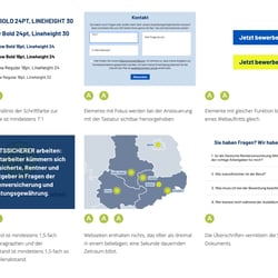 Barrierfreiheit auf der Website