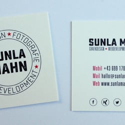 Logoentwicklung und Visitenkarten für mich selbst