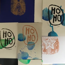 Artwork Weihnachtskarten Aussendung