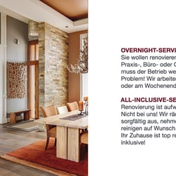 Unternehmensflyer – Innenseite