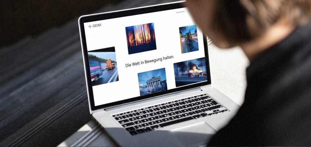 GEWI – neue Website mit KI-Bildwelt