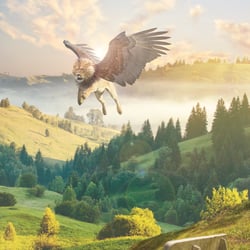 Reiseplakat Sunhills – Freie Arbeit