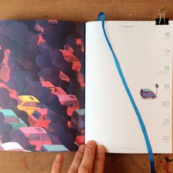 Illustration „Zukunft“ für den tapir&klotz Taschendkalender 2020