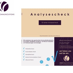 Analysescheck – VenusComm