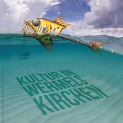2017 – Anzeige für Kult.In.WK, der Kulturinitiative Wermeslkirchen (Fisch Illustration von Sascha Thamm)