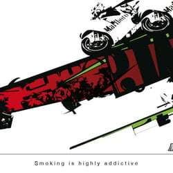 Print ad for Marlboro Ducati MotoGP Team.