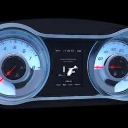 Mercedes Armaturen-Konzept, Modelling und Rendering; 3DS MAX