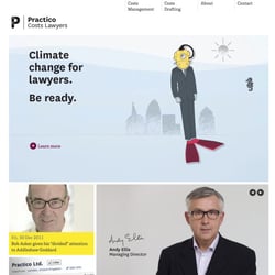 Practico Costs Lawyers, London, UK / Corporate Identity + Website, 2012