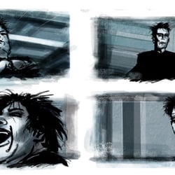 Storyboard digitale Illustrationstechnik