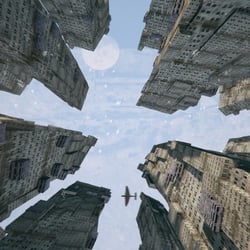 Still aus dem Musikvideo: „Empty City“ by Pop Poisoned Poetry – Cinema4D, After Effects