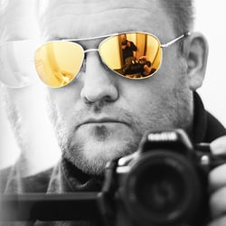 Selbstporträt mit Nikon DSLR