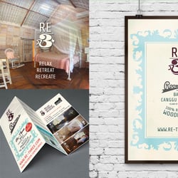 RE3 Branding Logo Design, Website Development, Interior Design, Fotografie,