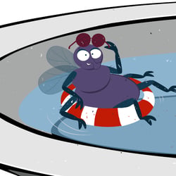 Herr Ober, das ist eine Fliege in meiner Suppe!