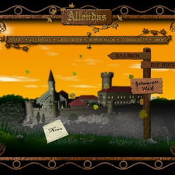 Allendas – Website zum Fantasyroman