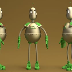 Roboter, Programm: Blender