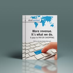 Flyer DIN A6: More revenue. Its what we do.