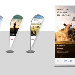 Roll-ups und Beachflags