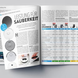 Gestaltung der Innenseiten zum Hauptkatalog und Beileger