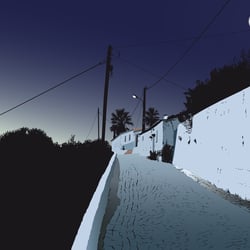 Nachthimmel in Portugal