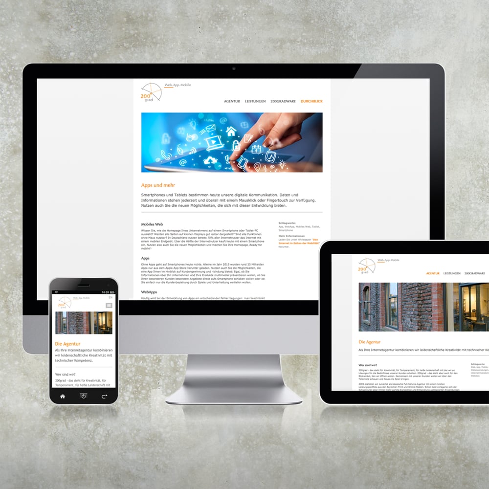 Webdesign 200grad