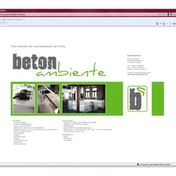Web-Platzhalter . Betonambiente