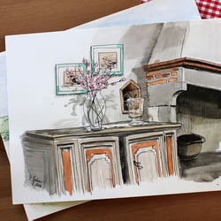 Einrichtung im italienischen Cottage