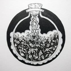 teeming