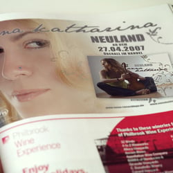 Anzeigengestaltung „Anna Katharina – Neuland“