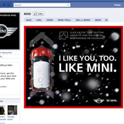 MINI Facebook – Welcome Tab „Winter“