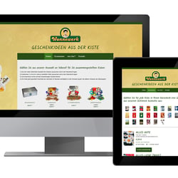 Gestaltung des Webshop Wonnewerk