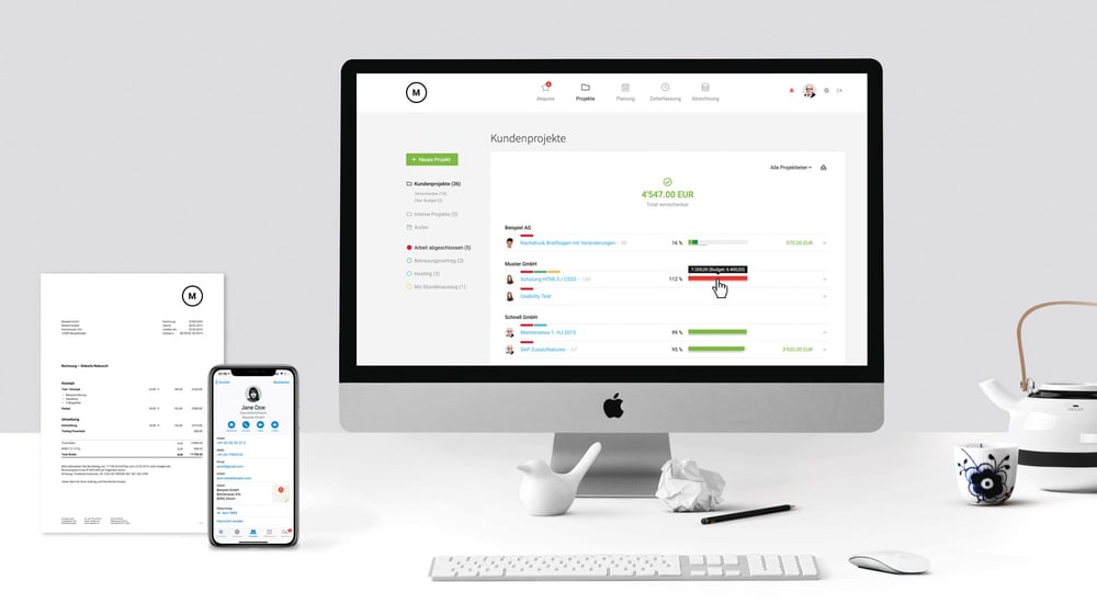 Agentursoftware MOCO