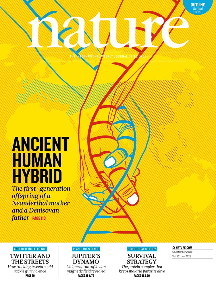 Nature Cover Illustration veröffentlicht am 6. September 2018