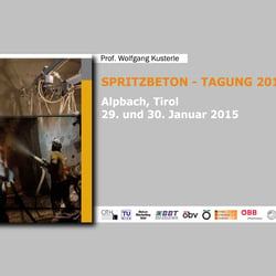 Plakat/Folder/Briefkuvert/Logo – Spritzbetontagung in Alpach/Tirol