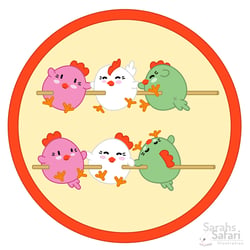Chicken Hanami Dango