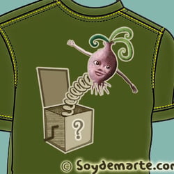 Camiseta  caja cebolla sorpresa