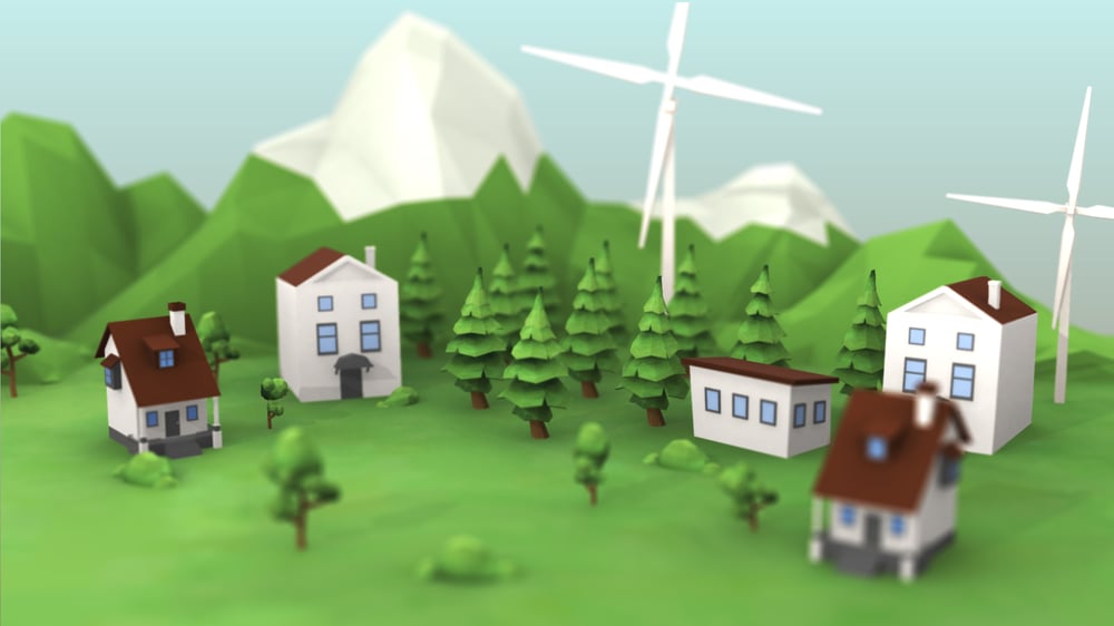Minimal 3D Ecosystem ad