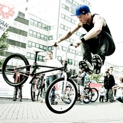 Shooting Chris Böhm (BMX Flatland Pro)
