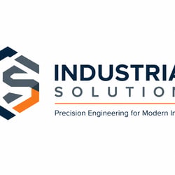 Logoentwicklung für Industrial Solutions. Modernes Markenzeichen mit klarer, technischer Ausrichtung.