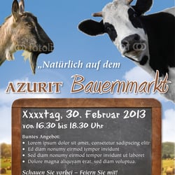 Plakat Bauernmarkt