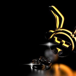 Funky Bunny Wallpaper