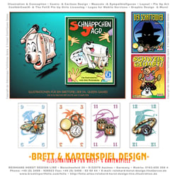 Diverse Illus für Queen Games & Amigo Spiel-& Freizeit