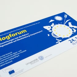 Europäisches Parlament Event-Flyer