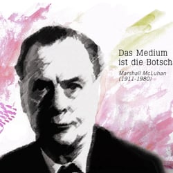Marshall McLuhan (1911-1980) war ein kanadischer Philosoph. Sein Werk gilt als ein Grundstein der Medientheorie.
