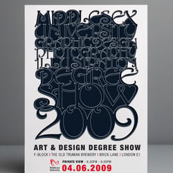 Degree Show – Poster Design