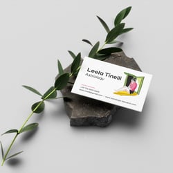 Logo from a painting digitation & visit card