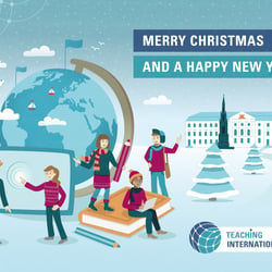 Weihnachtskarte Teaching Internationally