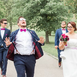 Spontaner Hochzeitsmoment