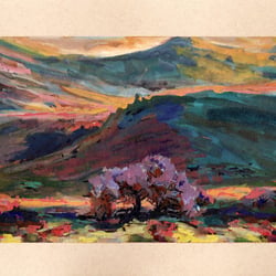 Ebene mit Baum